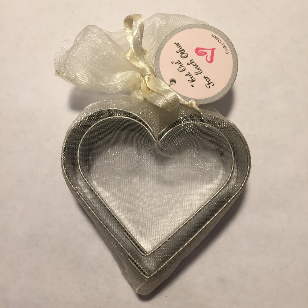 Kate Aspen Two Heart Cookie Cutters Unopened